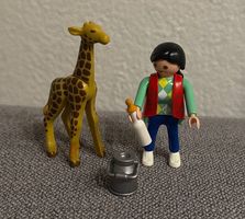Playmobil Pflegerin mit Babygiraffe 