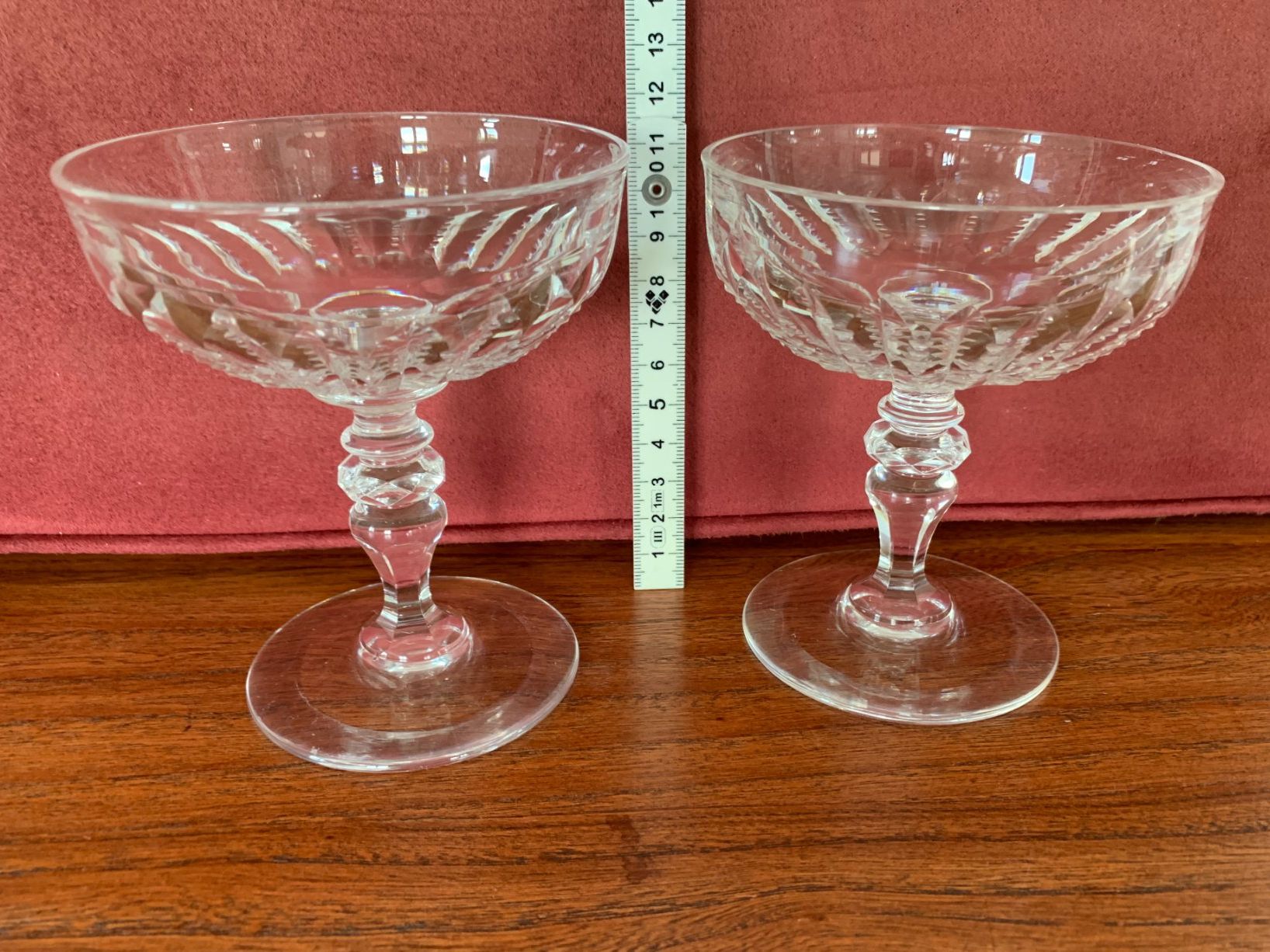 Baccarat Gläser: 10 Baccarat Kristall Champagner Gläser – Gebraucht aus Worb von farben20zauber 3