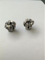 Perle Krone altversilbert 3D  12x10mm