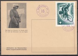 Militärpostkarte 2.Wk Mit soldatenmarke