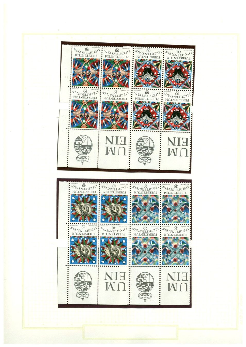 Tutti i francobolli: RUBENS + STERNZEICHEN VIERERBLOCKS ** - LUXUS POSTFRISCH – Nuovo (secondo la descrizione) da Sarmenstorf venduto da Tricardo 2