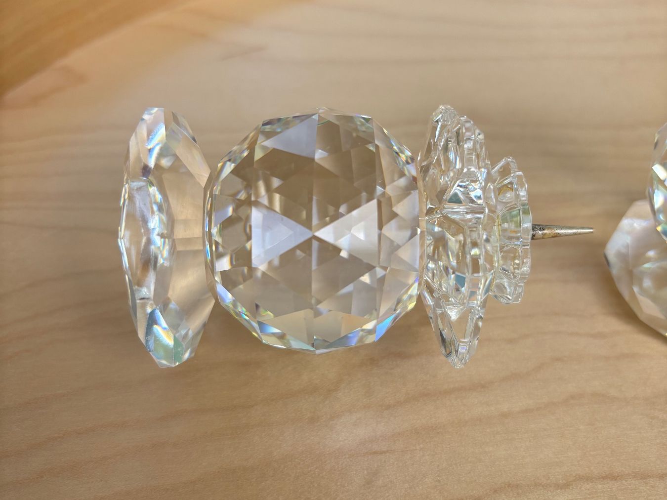 Swarovski Portacandele: Swarovski crystal vintage candle holders – Usato da Steinhausen venduto da ChromeVintage 8