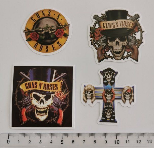 Guns N' Roses - 4 Sticker | Kaufen auf Ricardo