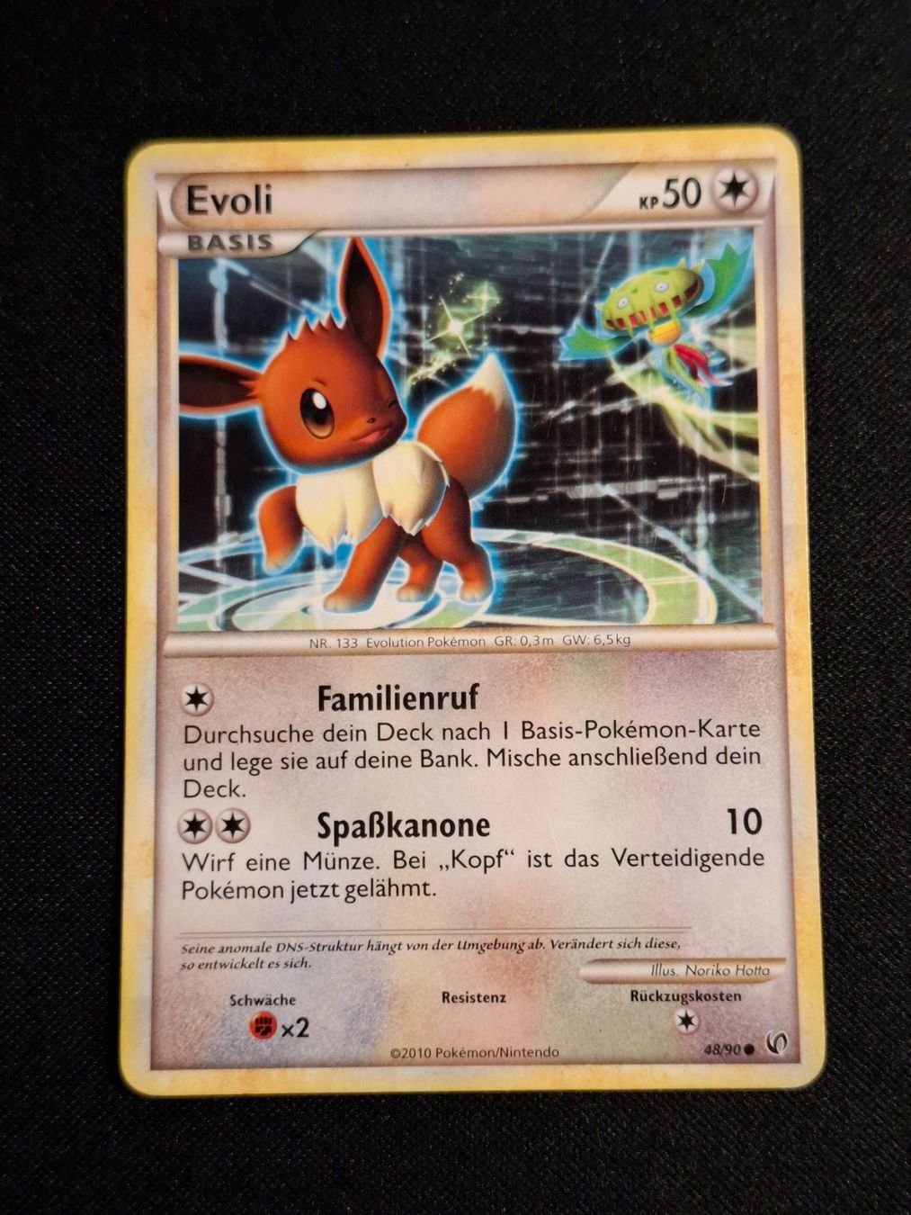 Pokémon Carte collezionabili: Pokemon Evoli 48/90 Unerschrocken – Usato da Gammen venduto da Karbax
