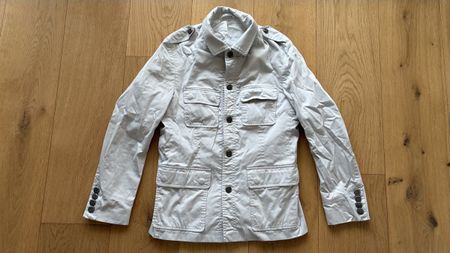 KARL LAGERFELD Herren Jacke ! Gr. 46 ! Hellgrau ! Frühling !