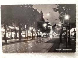 AK Zürich Bahnhofstrasse 1952