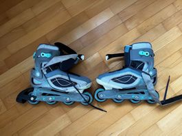 Gut erhaltene Inlineskates von Oxelo, Grösse 41!