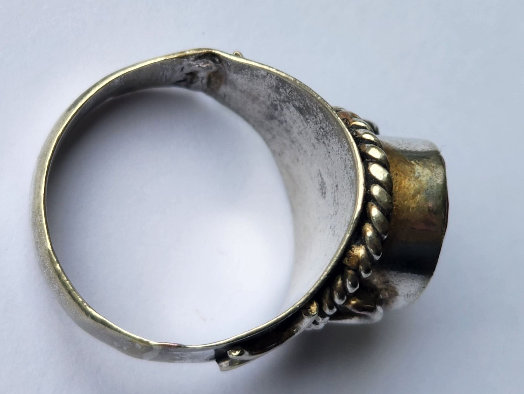 Anelli: Vintage Silberring 925 mit echtem Rubin, Ringgrösse 62 8g – Usato da St. Gallen venduto da GIULESGG 8
