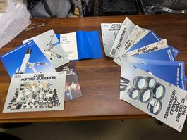 Zeiss Astro APQ AS Leaflets Kataloge Broschüre