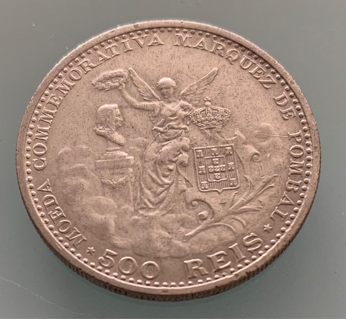 Tutti le monete: PORTUGAL 500 Reis 1910 SILBER – Usato da Brügg BE venduto da mcakinho 1