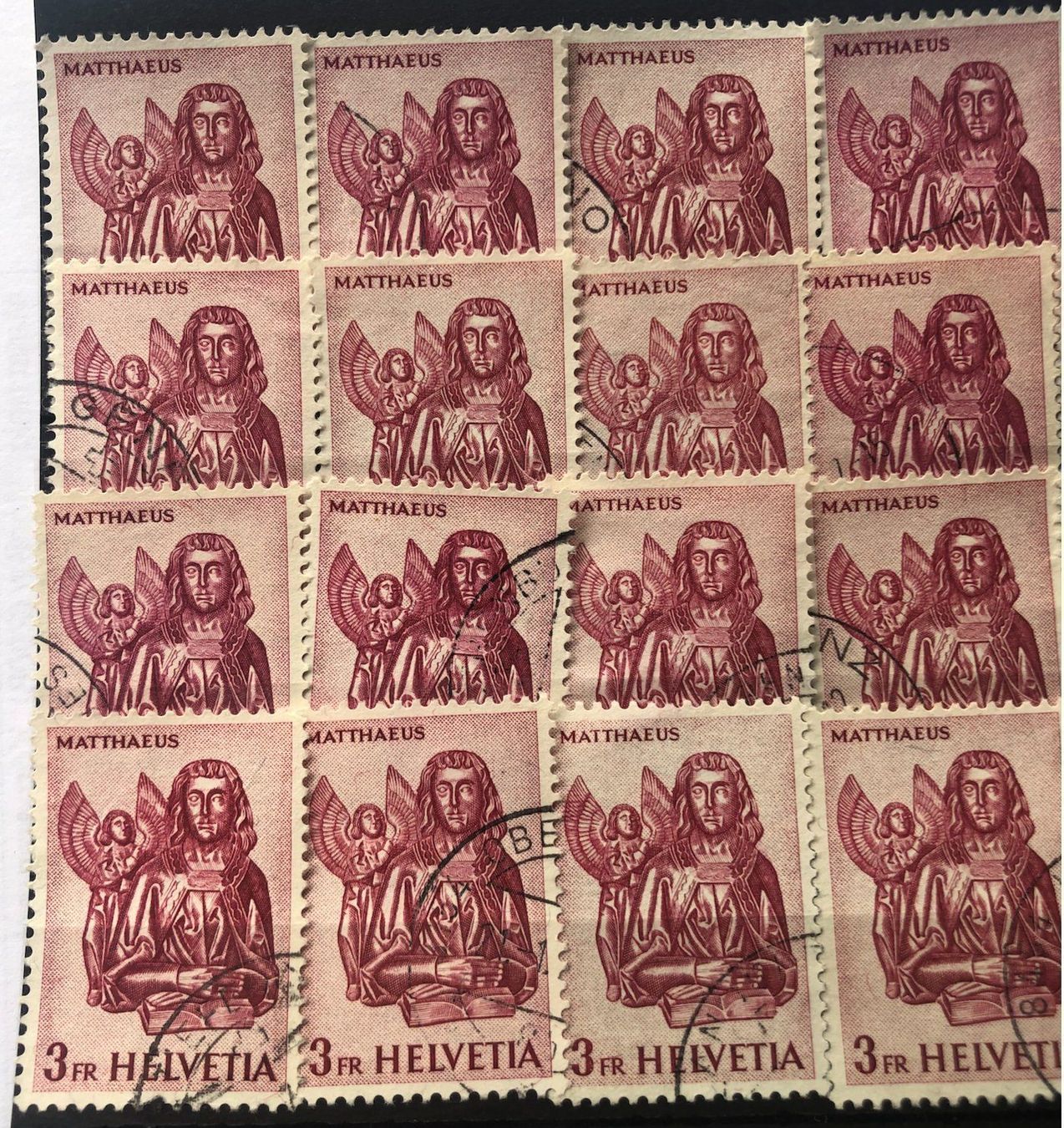 Alle Briefmarken: Nr.381 mit Stempel Einsteckkarte Voll – Gebraucht aus Aarau von Billa007 1