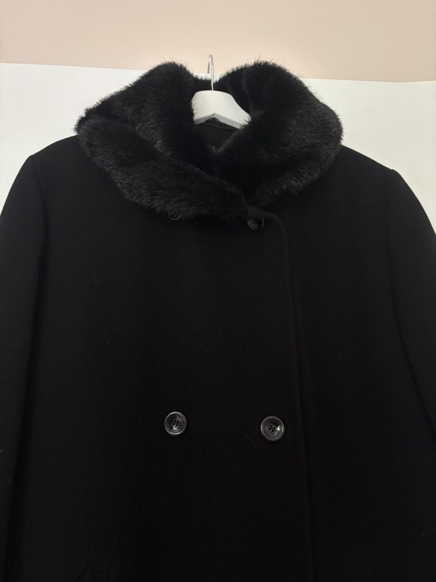 Cappotti: Vintage Black Wool Coat – Usato da Nyon venduto da My_wardrobe 4