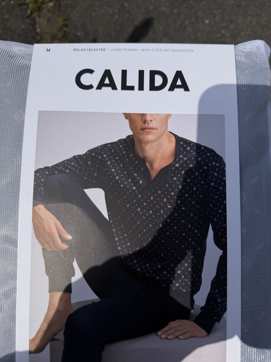 Calida Pigiami: Calida-Herrenpyjamas aus Baumwolle M – Nuovo e nell'imballaggio originale da Triesenberg venduto da dom_hd56 2