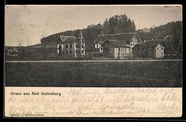 AK Bad Gutenburg, Ortsansicht mit Kurgebäuden