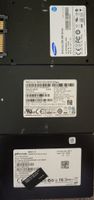 3x SSD Festplatten 256GB Samsung Micron Konvolut