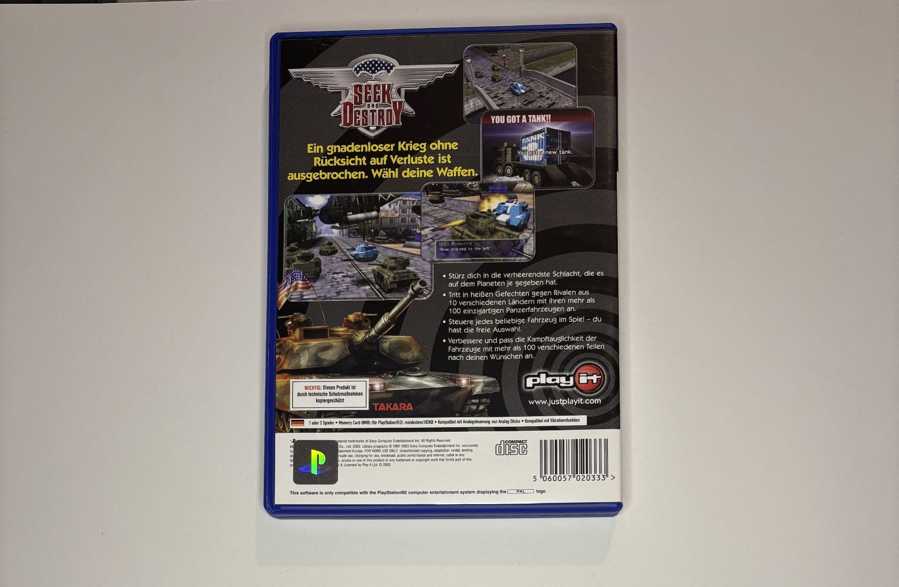 Giochi: PS2 - Seek and Destroy – Usato da Allschwil venduto da Bullach 2