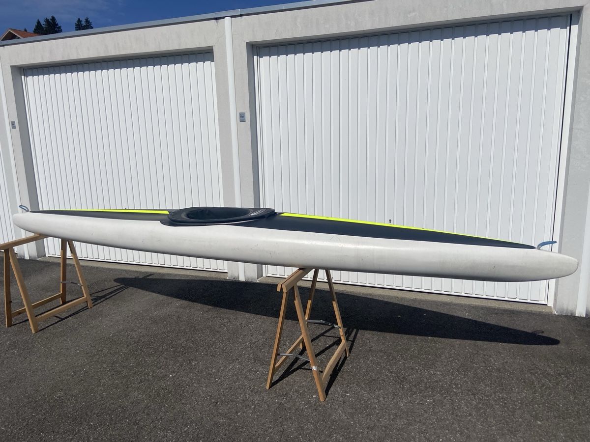 Barche: Kajak (Polyester) mit neuer Spritzdecke – Usato da Gross venduto da LakeofSihl