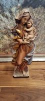Holzfigur Maria Kind Madonna geschnitzt 