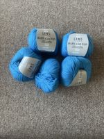 5x Lang Yarns Baby Cotton blaue Wolle