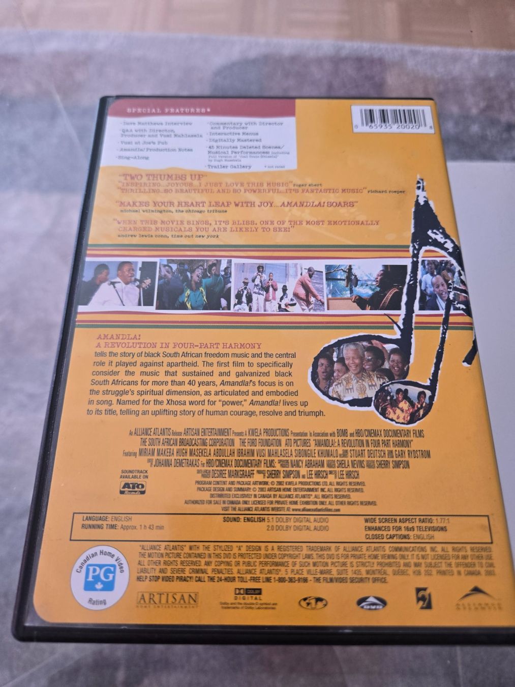 Tutti i DVDs: Amandla! DVD – Usato da Bussigny venduto da Kfdlt 1