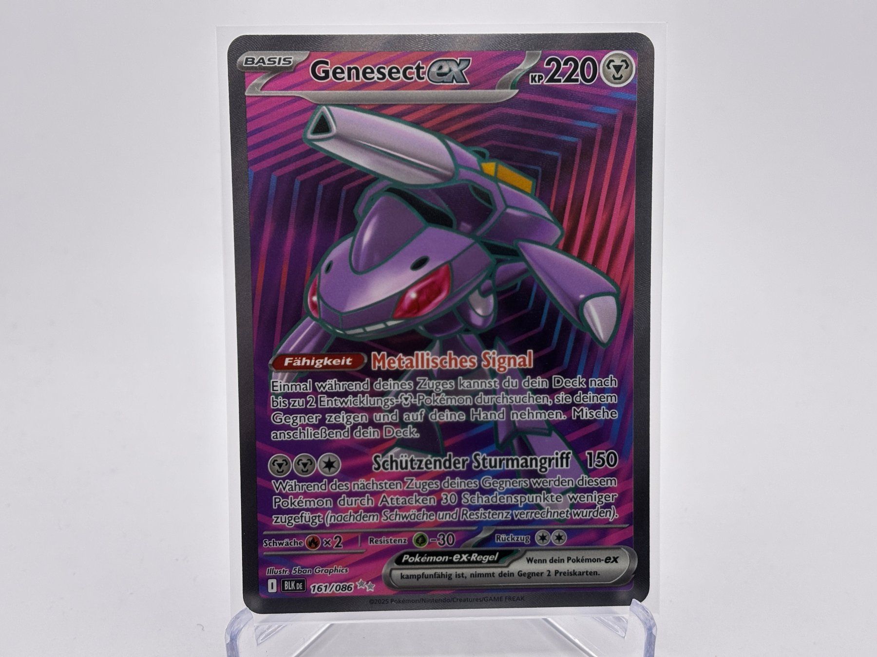 Pokémon Carte collezionabili: Schwarze Blitze - Genesect ex  (BLK 161) - DE – Nuovo (secondo la descrizione) da Allschwil venduto da Bullach
