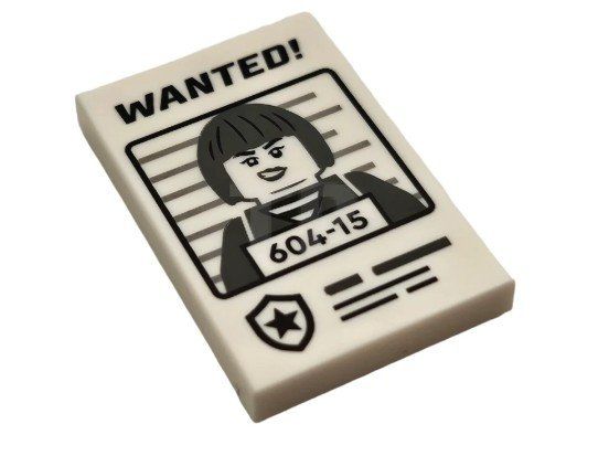 Lego Kit di costruzioni: LEGO 6465425 Fliese 2 x 3 mit "WANTED!" – Nuovo (secondo la descrizione) da Bettwiesen venduto da mad_cl6y