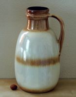 Vase de sol vintage en céramique, Scheurich 417 42, 1960s
