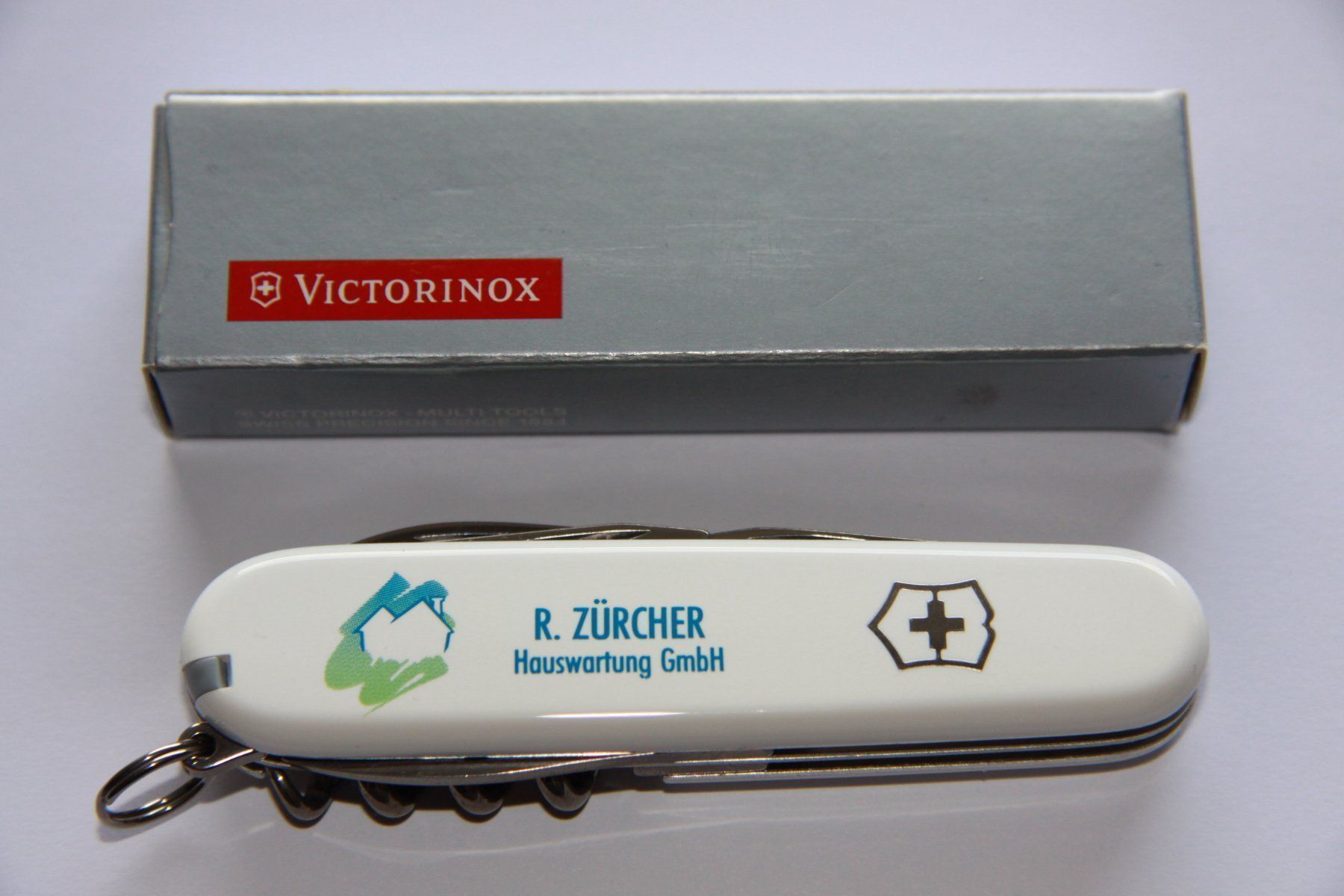 Victorinox Coltelli tascabile: Sackmesser Victorinox, 8 teilig, weiss – Nuovo (secondo la descrizione) da Baar venduto da ben_vrx8