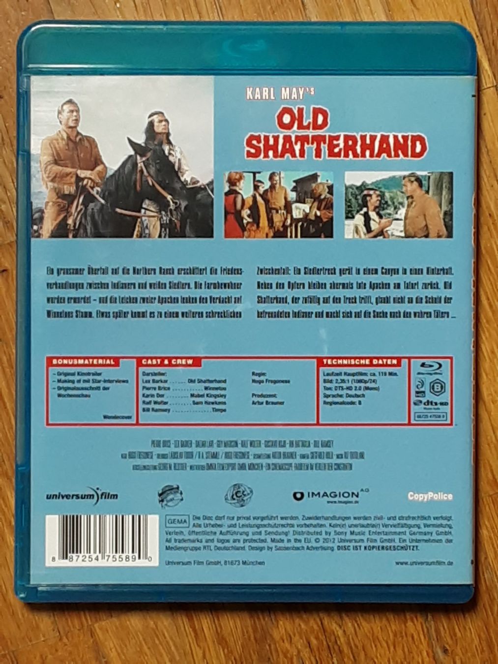 Tutti i DVDs: Old Shatterhand - Karl May - Lex Barker - Pierre Brice – Usato da Wallisellen venduto da Sawr 1