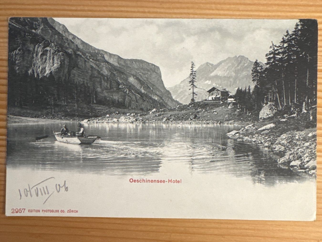 Cartoline postali: Antike Ansichtskarte, SCHWEIZ, Oeschinensee, Hotel – Nuovo (secondo la descrizione) da Zürich venduto da Tarafo5