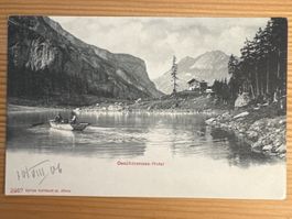 Antike Ansichtskarte, SCHWEIZ, Oeschinensee, Hotel