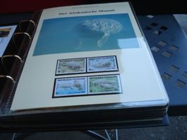 "Afrika Manati ", Togo 1986, Satz Lose **, FDC + Maximkart