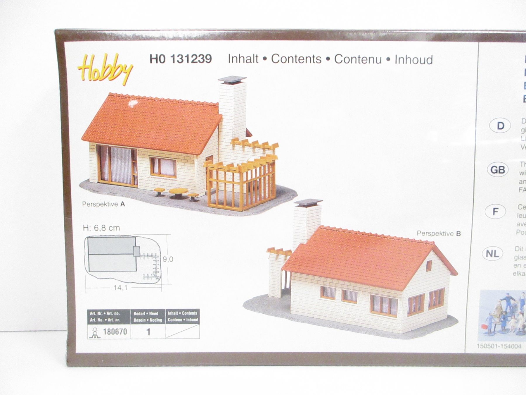 Faller Modellini di ferrovie: Faller H0 131239 Bungalow – Nuovo e nell'imballaggio originale da Olten venduto da Heinrich875 4