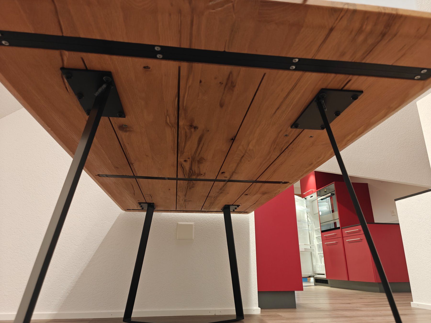 Tables: Esstisch Balkeneiche natur massiv – D'occasion à Luzern par RemsyRainbow 4