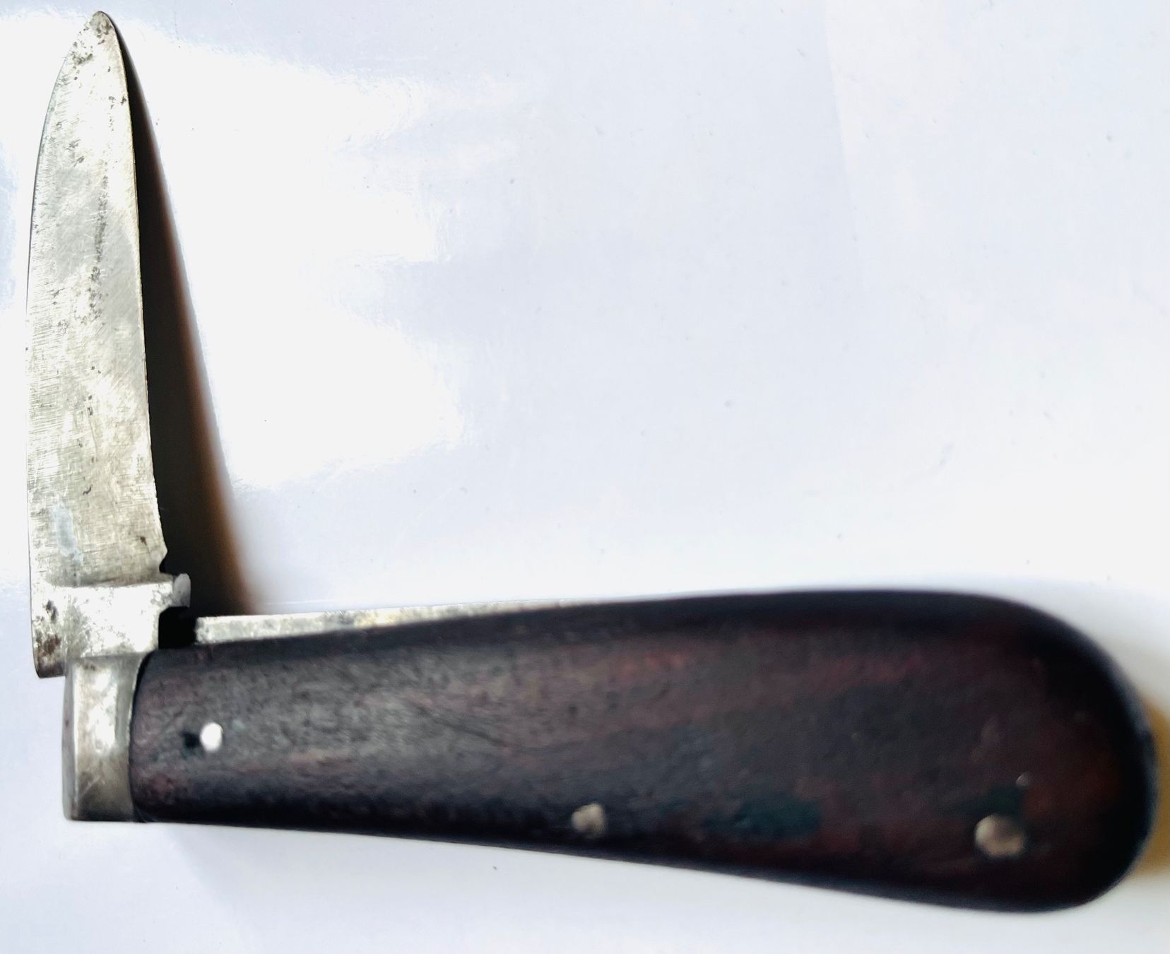 Coltelli tascabile: Altes Sackmesser, 2 Klingen mit Holzgriff – Usato da Basel venduto da TOMFAN 6
