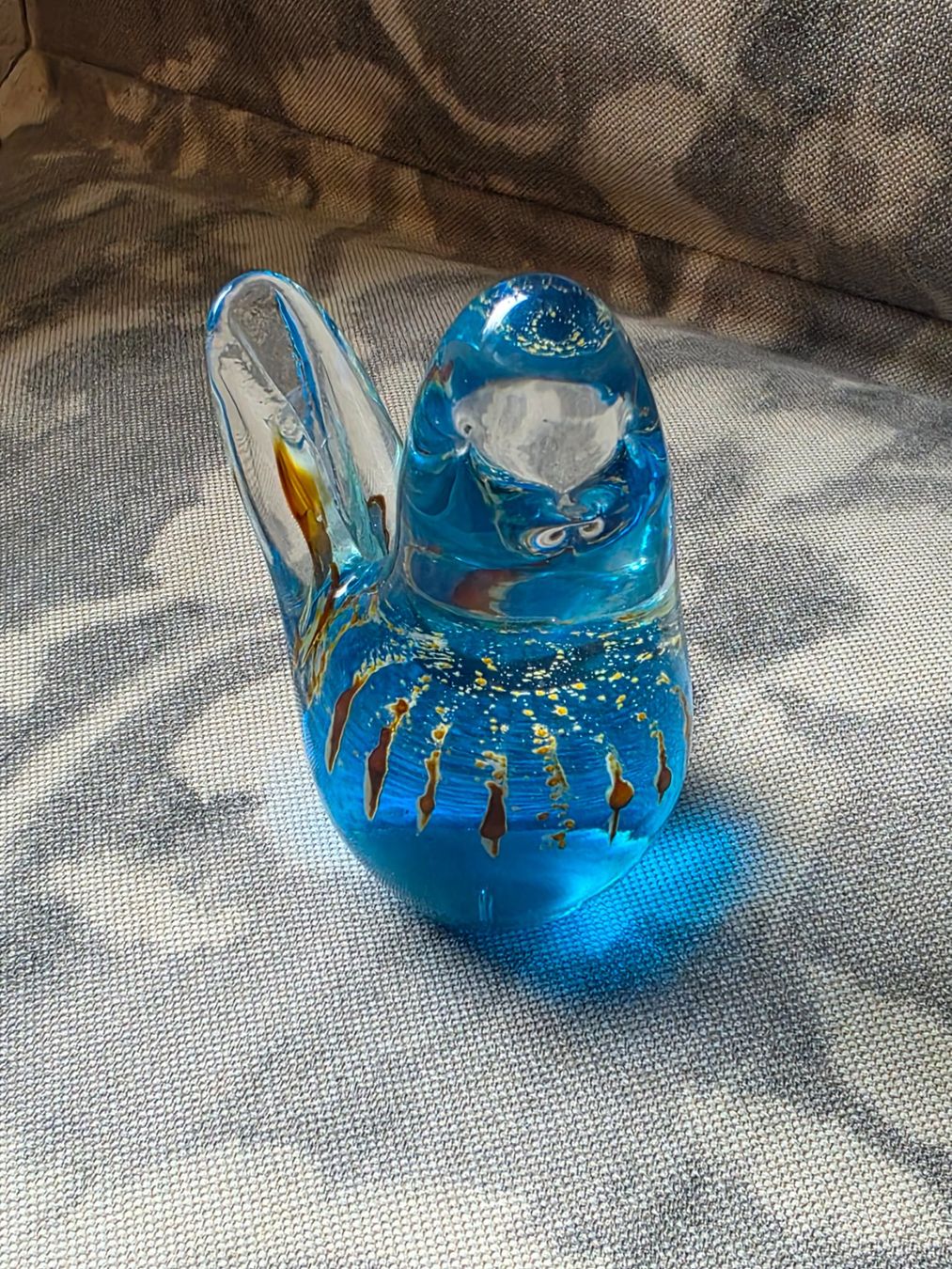 Statuette: MDINA blauer Glasvogel – Usato da Wangen an der Aare venduto da Stesi7 3