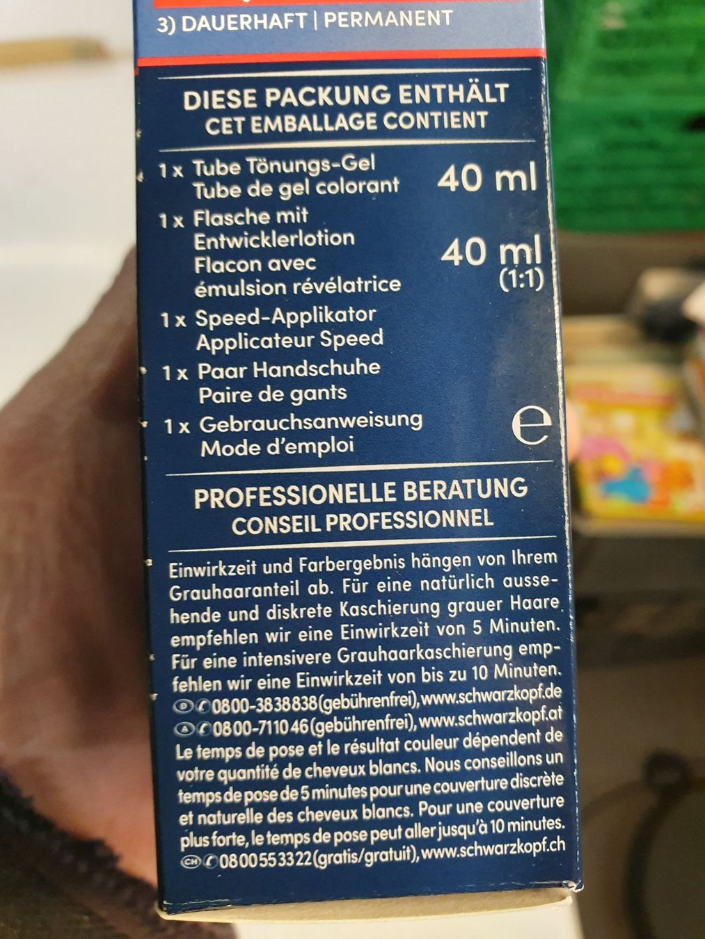 Färbemittel: Schwarzkopf Anti Grau Tönung – Gebraucht aus Zürich von loosebone 9
