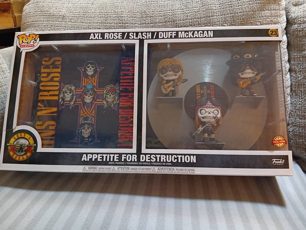 Statuette: Funko pop set Guns n' Roses appetite for destruction – Usato da Vezio venduto da 41181 4