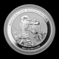 KOOKABURRA 2013 - 1 OZ UNZE SILBER SILBERMÜNZE AUSTRALIEN