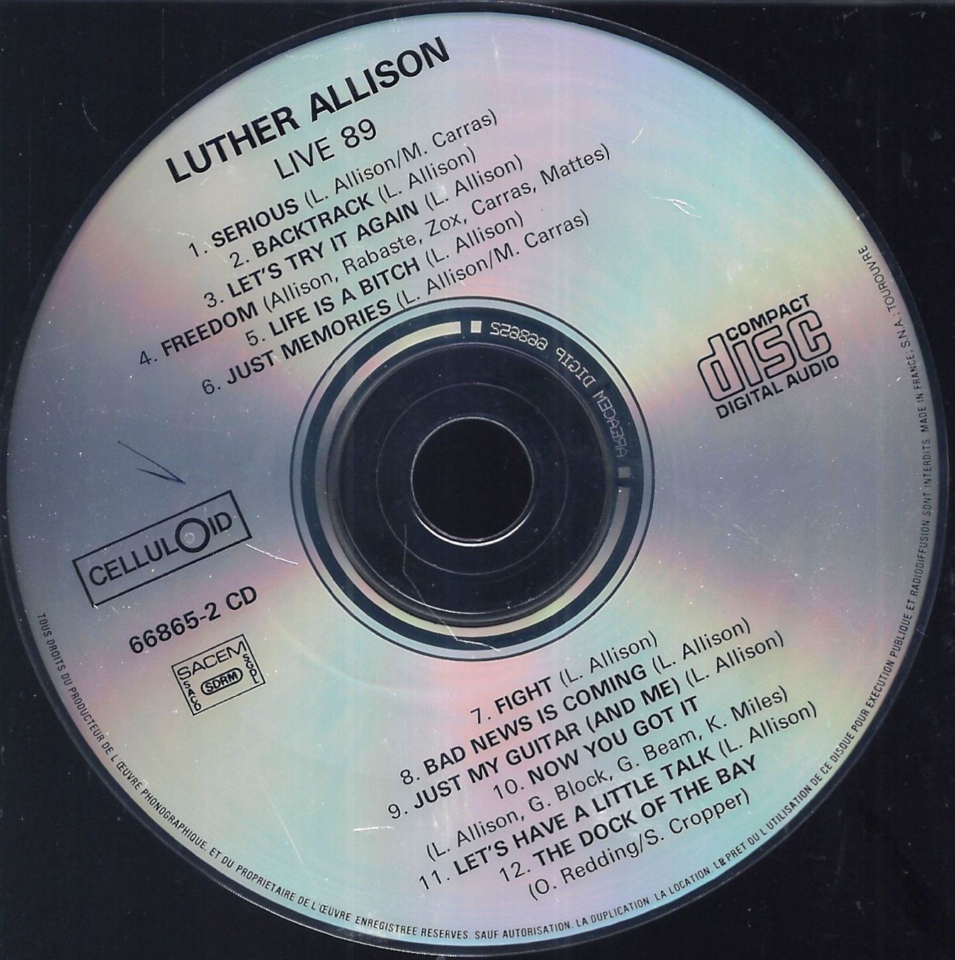 CDs: Luther Allison LET'S TRY IT AGAIN CD – D'occasion à Kandergrund par Sososo 2