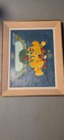 Farbenfrohes Blumen-Stillleben (Vintage-Gemälde)