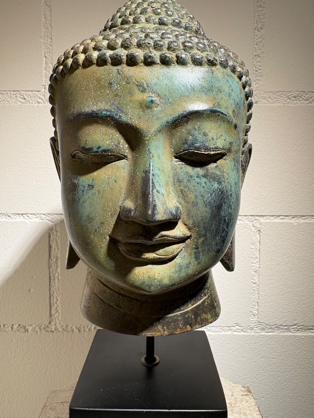 Sculture & Statue: Buddha Kopf 35 cm / Messing Skulptur – Usato da Lenggenwil venduto da Unique_ 3