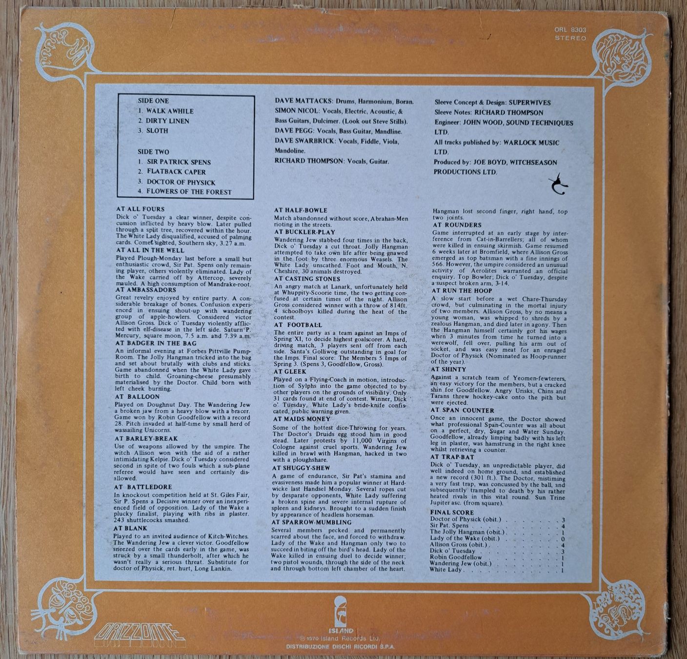 Dischi in vinile: Fairport Convention - Full House – Usato da Meggen venduto da Ricardokoch 1