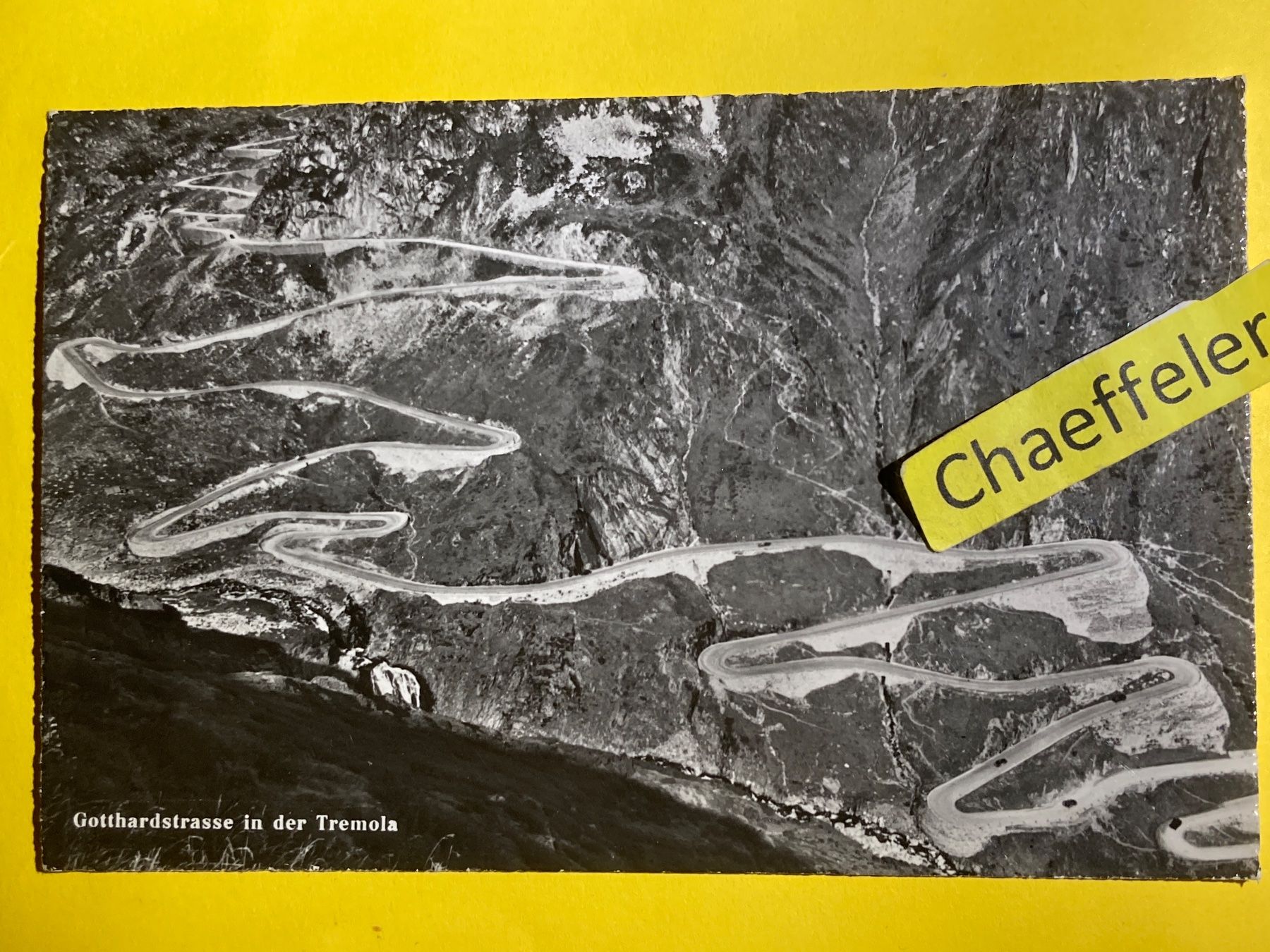 Cartes postales: Gotthardstrasse in der Tremola – D'occasion à Zürich par Chaeffeler