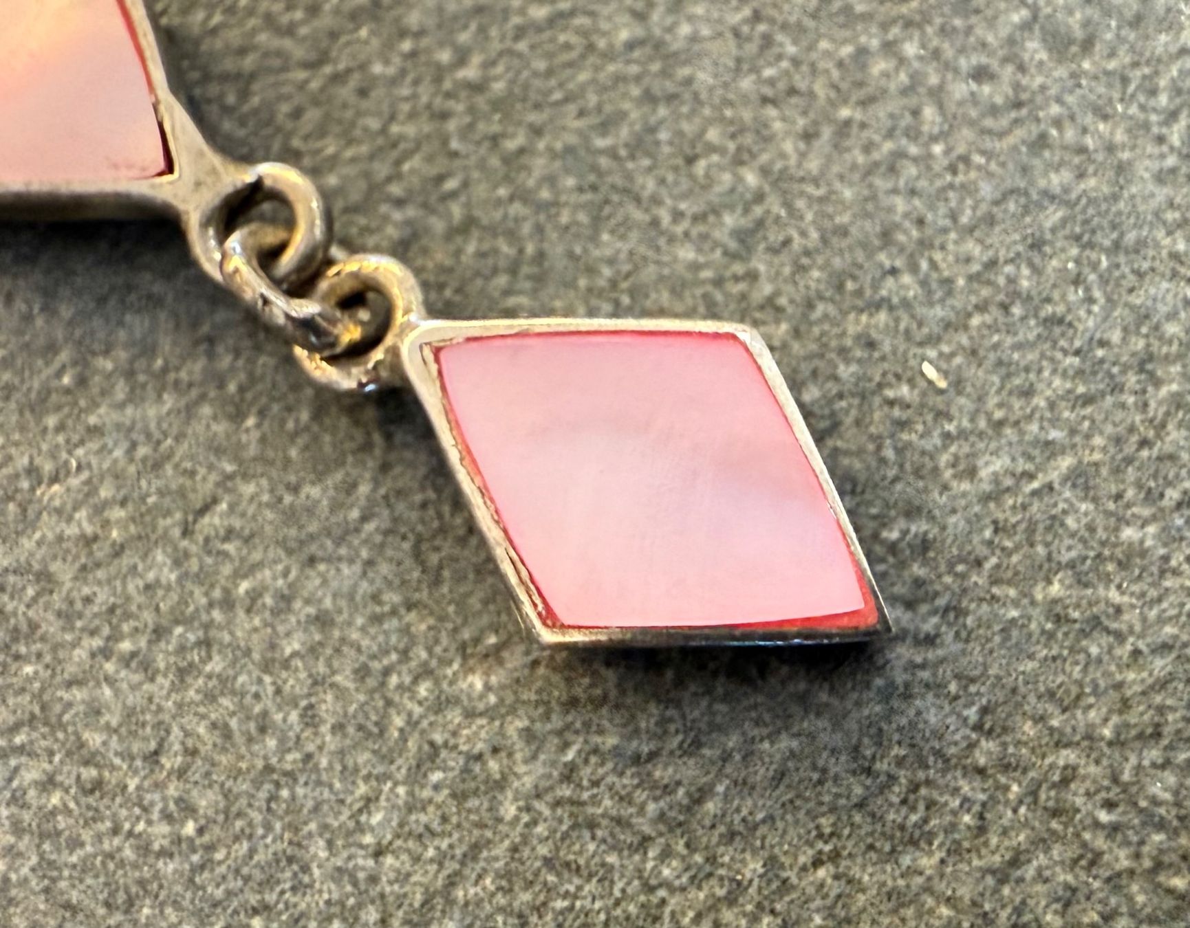 Ohrringe & -stecker: PINK SILVER EARRINGS – Gebraucht aus Contone von Chaos76 3