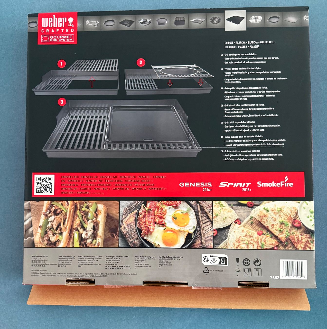 Weber Griglie: Weber Crafted Grillplatte mit Zubehör – Usato da Kloten venduto da Nad81 4