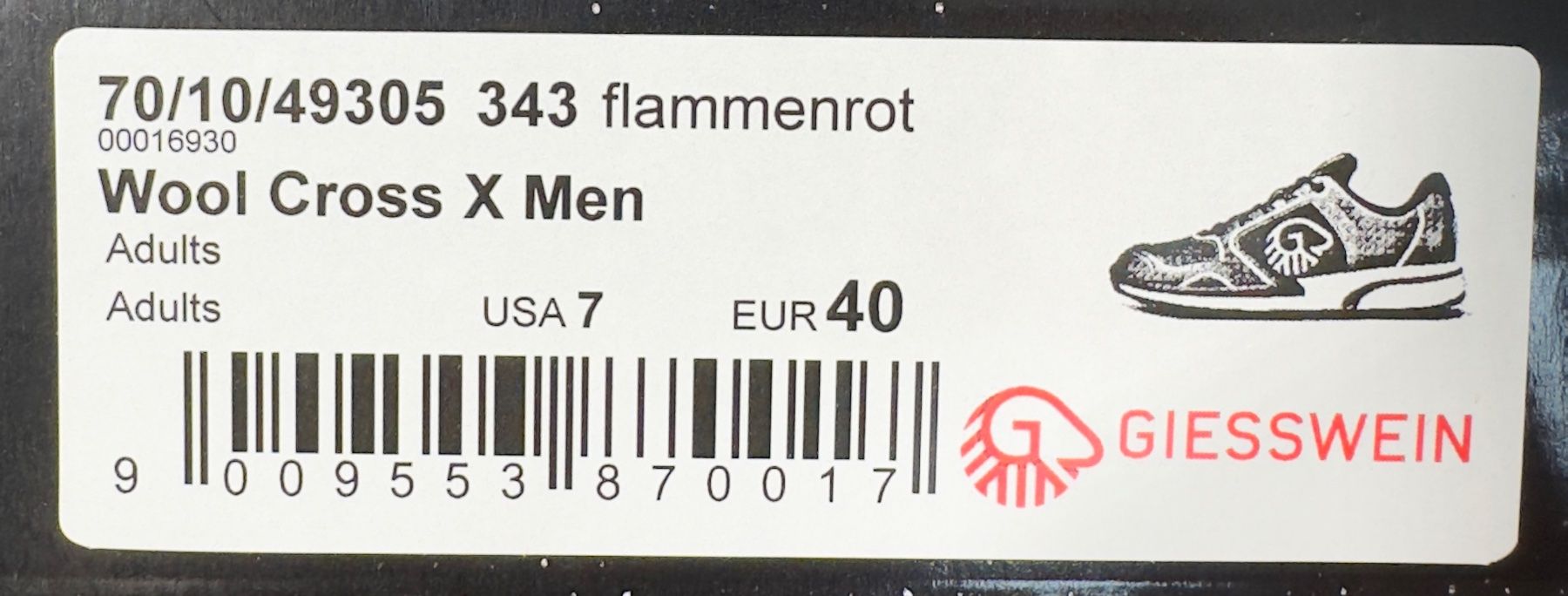 Nike Herrenschuhe: Giesswein WoolCrossX Schuhe Grösse 40 Neu – Neu und originalverpackt aus Nebikon von Andreas-Tools 6