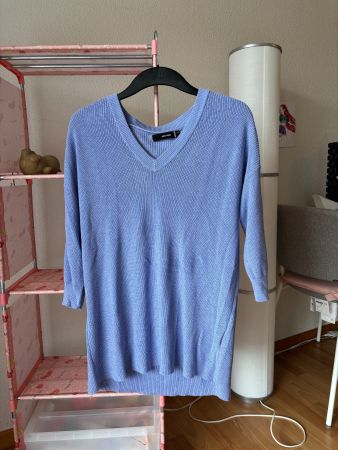 Blauer dünner Pulli Grösse S/M