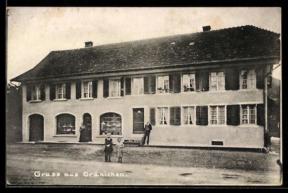 Cartes postales: AK Gränichen, Geschäft vom F. Widmer – D'occasion à Berlin par bartko-reher