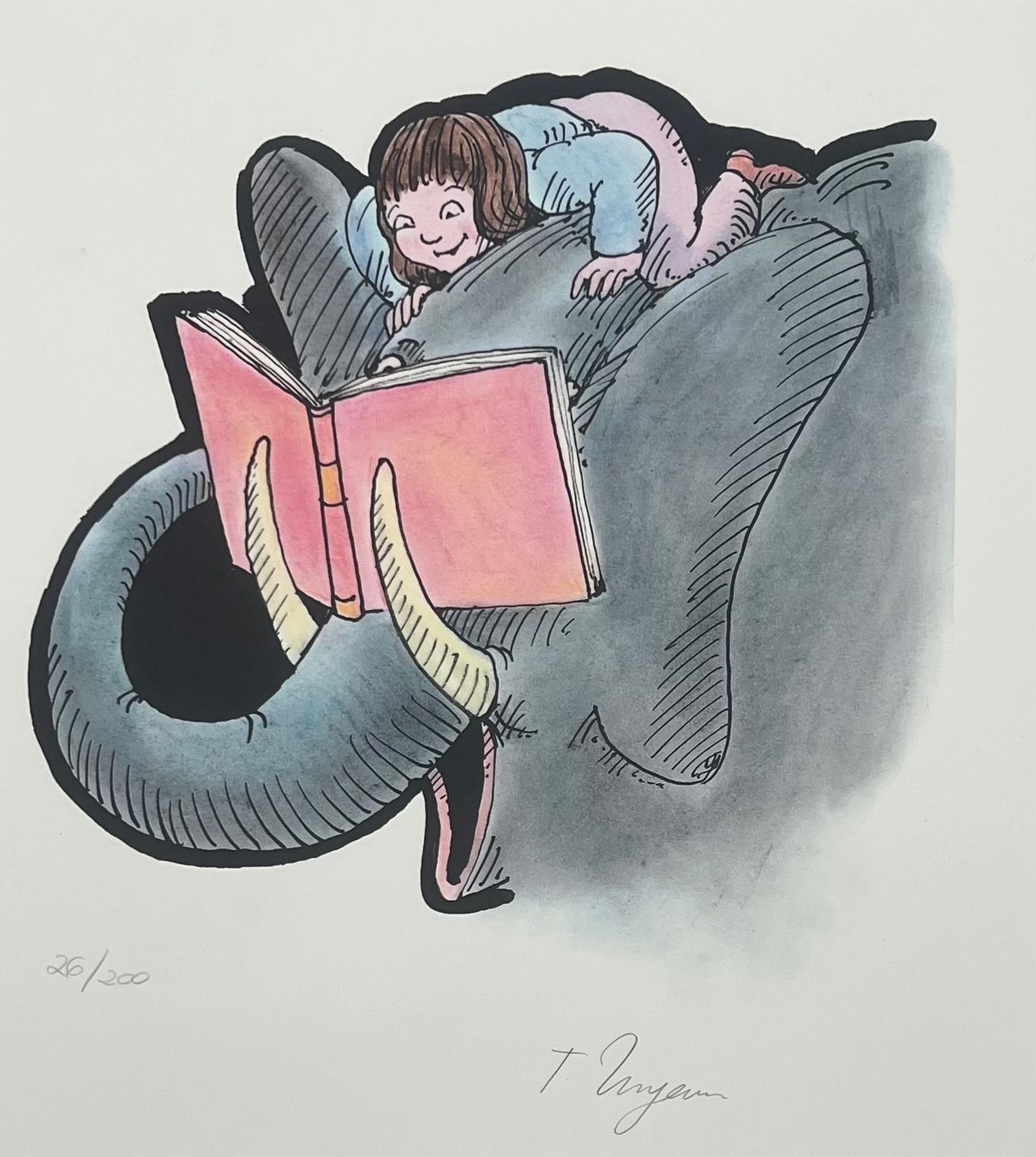 Grafica & Litografie: Tomi Ungerer, handsigniert – Usato da Rain venduto da Pic-Ass 1